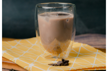 Batido de frutas y algarroba